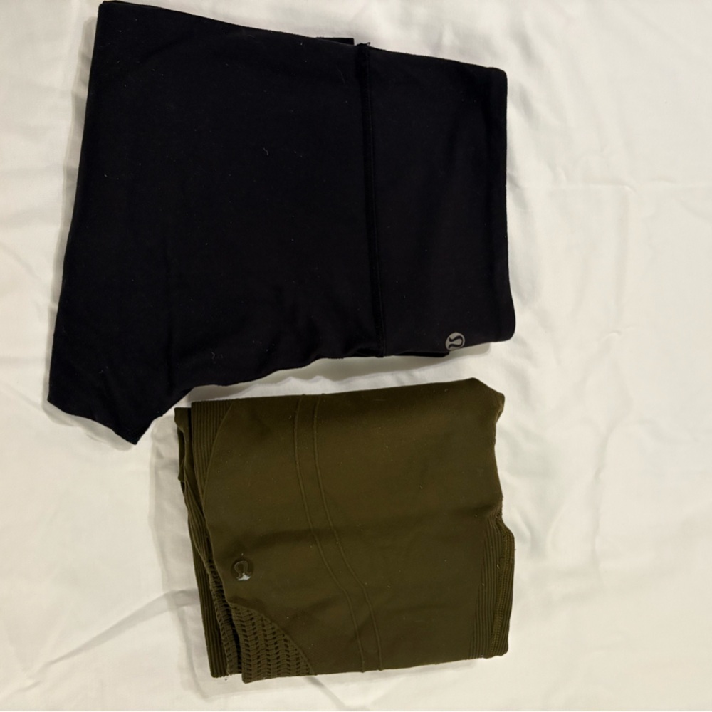 Lululemon Black and Olive Leggings Bundle